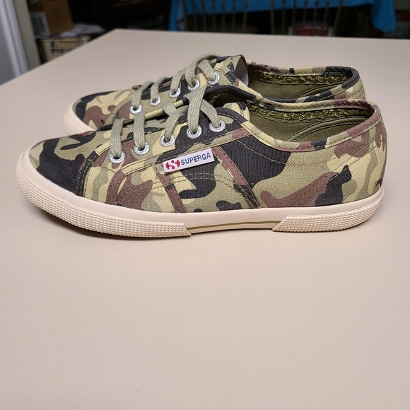 Superga Shoes - Superga Camo sneakers size 6 1/2